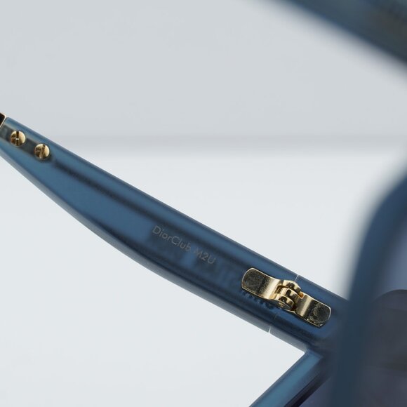 Dior DIORCLUB M2U 31B8 Shield Sunglasses - Matte Navy Blue